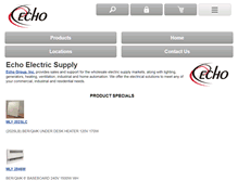 Tablet Screenshot of echogroupinc.com
